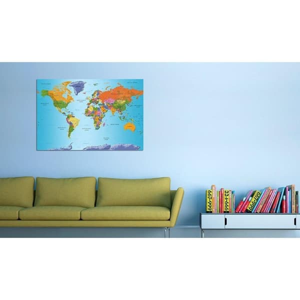 Canvas Tavla - Colourful Note