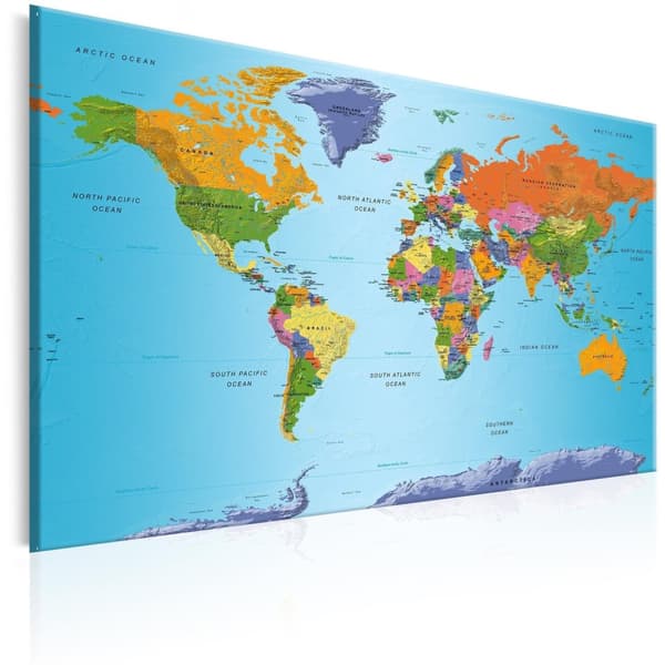 Canvas Tavla - Colourful Note 120x80
