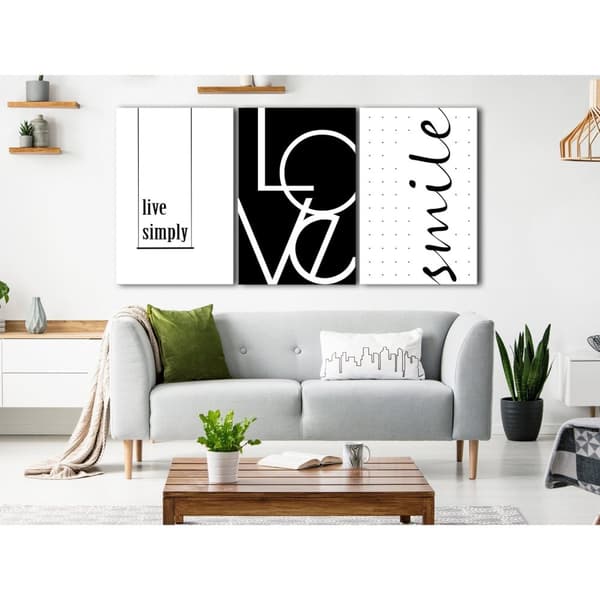 Canvas Tavla - A Bit of Motivation (3 delar)