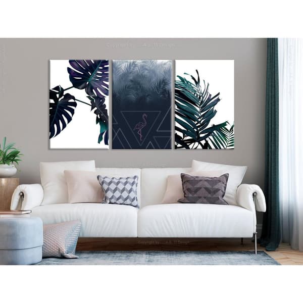 Canvas Tavla - Cool Leaves (3 delar)