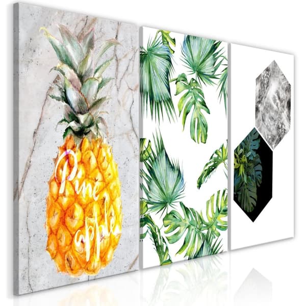 Canvas Tavla - Hot Tropics (3 delar) 120x60