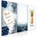 Miniatyrbild 1 av 4: Canvas Tavla - Pineapple Quote (3 delar)