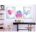 Miniatyrbild 2 av 4: Canvas Tavla - Tropical Dust (3 delar)