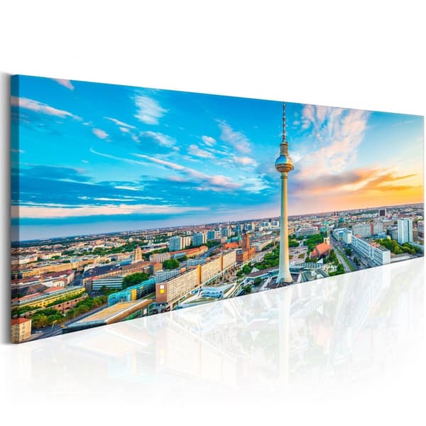 Canvas Tavla - Berliner Fernsehturm, Germany 135x45