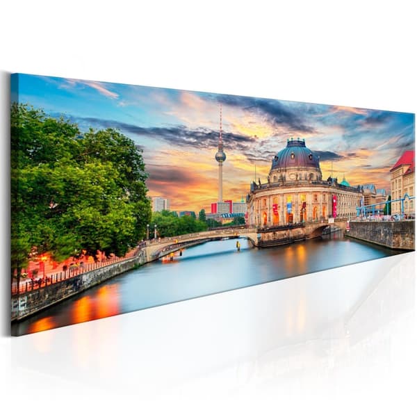 Canvas Tavla - Berlin: Museum Island 120x40