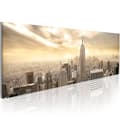 Miniatyrbild 1 av 4: Canvas Tavla - New York City among the clouds