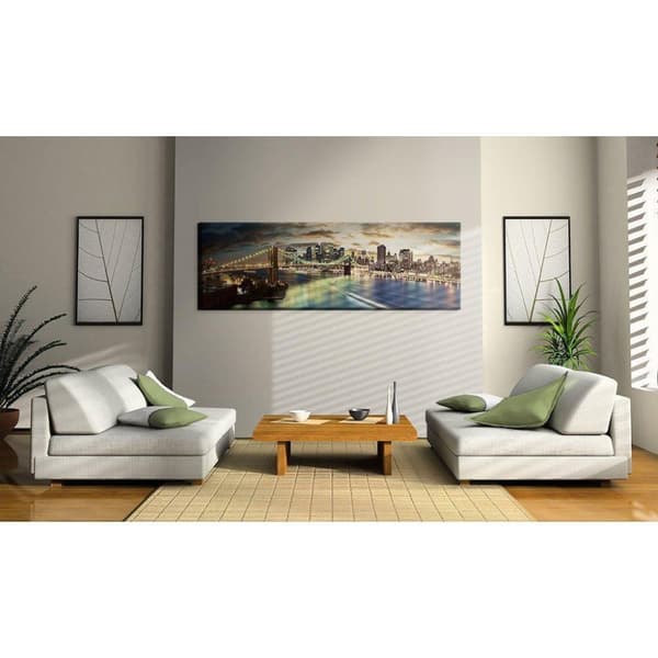 Canvas Tavla - The East River at night
