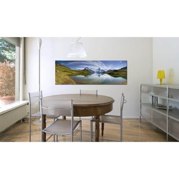 Canvas Tavla - Mountain lake