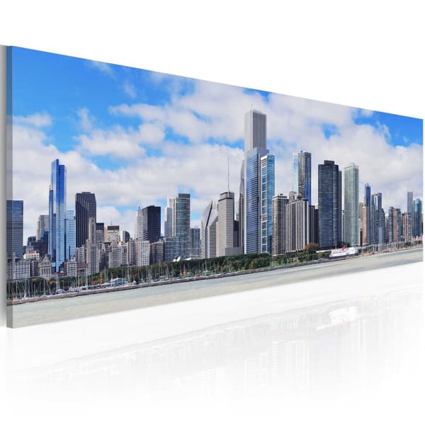 Canvas Tavla - Big city - big hopes 135x45
