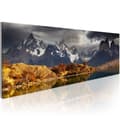 Miniatyrbild 1 av 4: Canvas Tavla - Mountain landscape before a storm