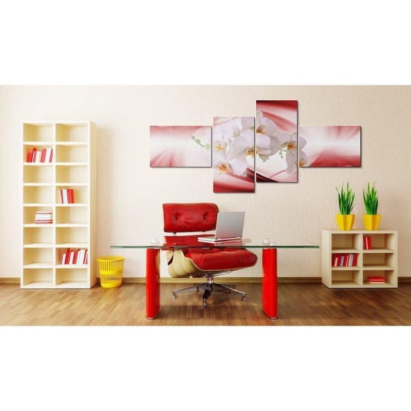 Canvas Tavla - An orchid in pink shade