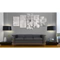 Miniatyrbild 2 av 4: Canvas Tavla - Dahlia flower in grey shades
