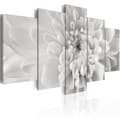 Miniatyrbild 1 av 4: Canvas Tavla - Dahlia flower in grey shades