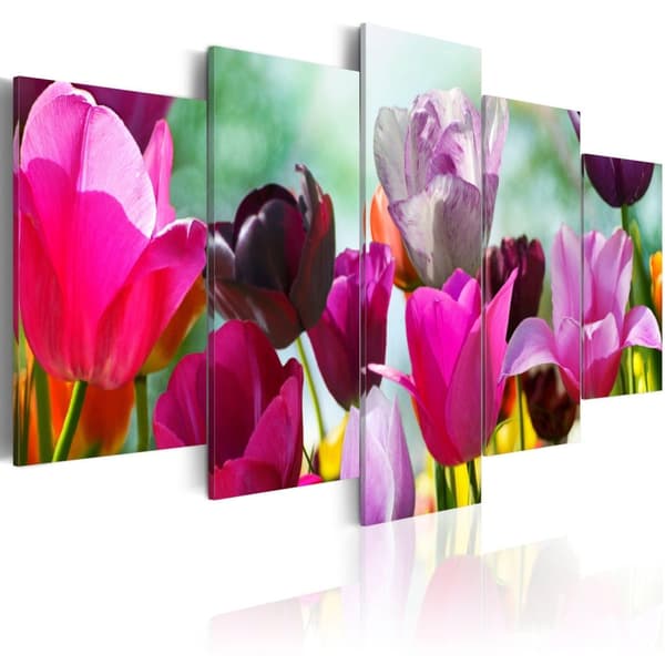 Canvas Tavla - Pink fun 200x100