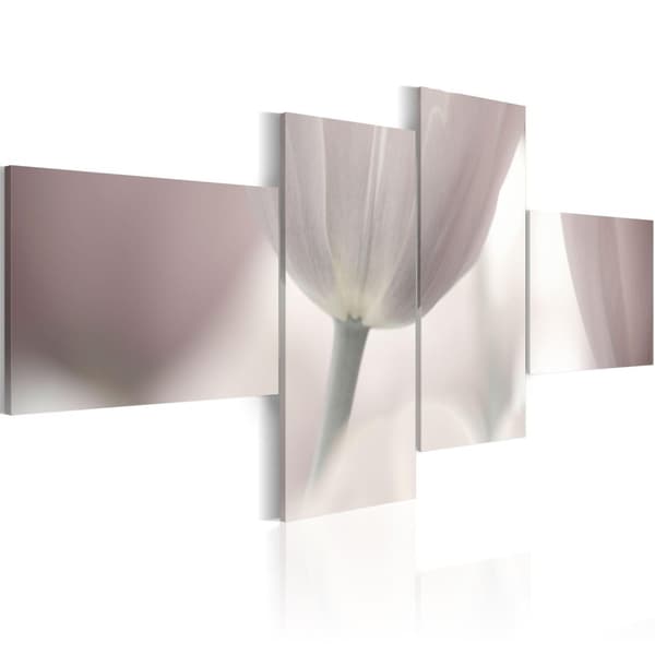 Canvas Tavla - Pastel colored tulip