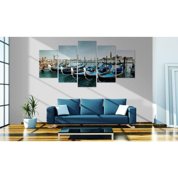 Canvas Tavla - A canal in Venice