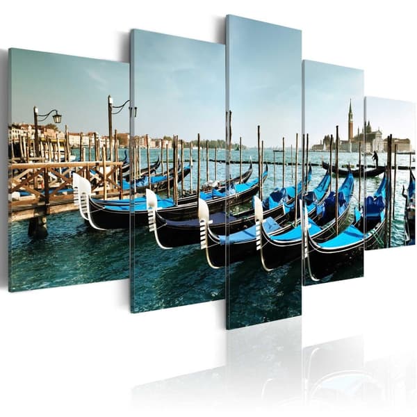 Canvas Tavla - A canal in Venice