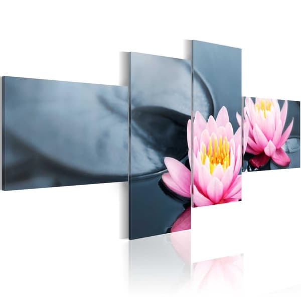 Canvas Tavla - The tranquillity of the lilies