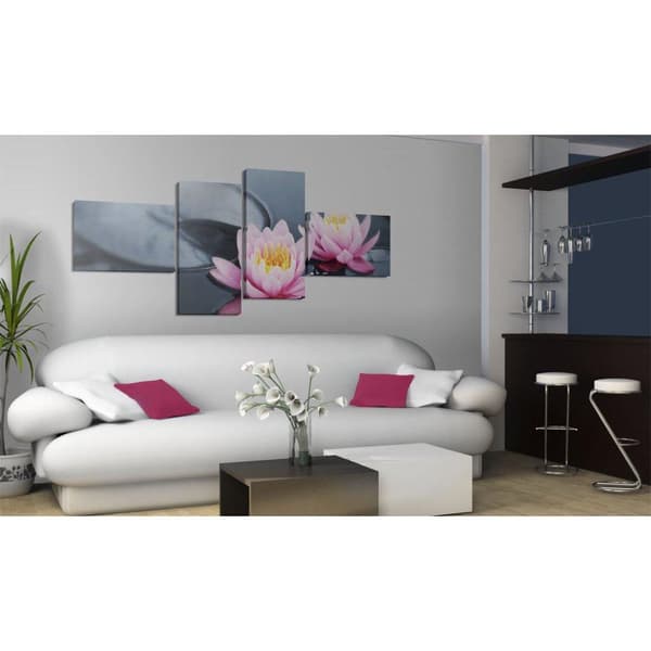 Canvas Tavla - The tranquillity of the lilies