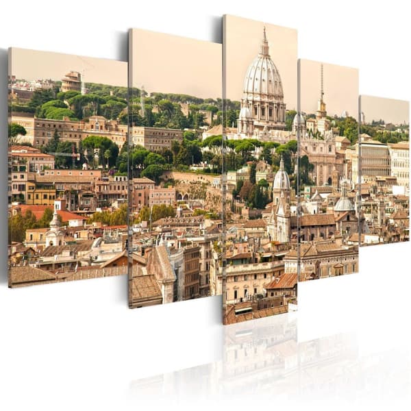 Canvas Tavla - The roofs of the Eternal City