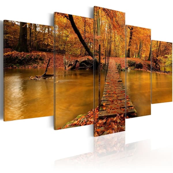 Canvas Tavla - Redness of autumn