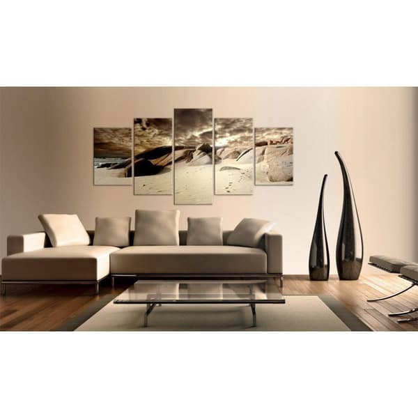 Canvas Tavla - Sandy clouds