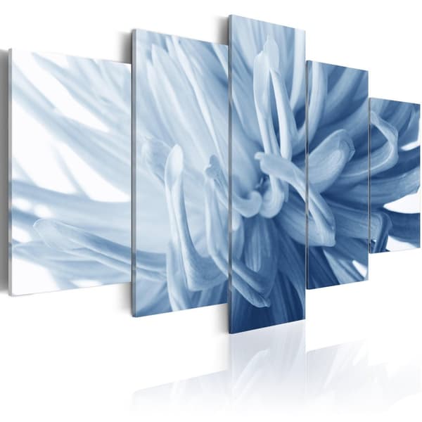 Canvas Tavla - Blue dahlia