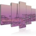 Miniatyrbild 1 av 4: Canvas Tavla - Lavender sunrise over Paris