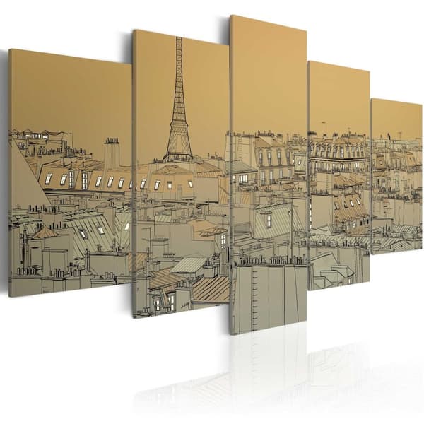 Canvas Tavla - Good old Paris (Vintage)