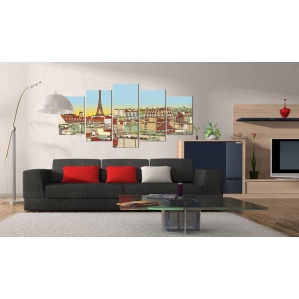 Canvas Tavla - Idyllic parisian picture
