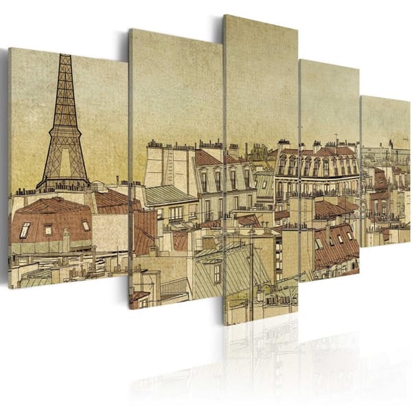 Canvas Tavla - Parisian past centuries 100x50