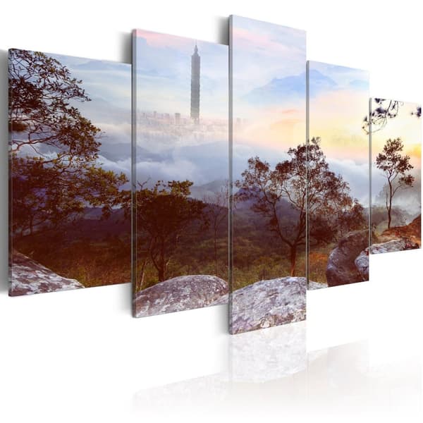 Canvas Tavla - Tower and horizon