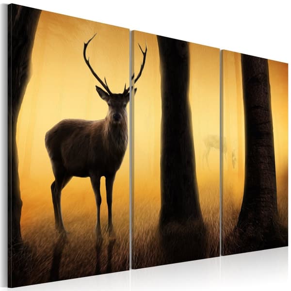 Canvas Tavla - Forest vakt 60x40