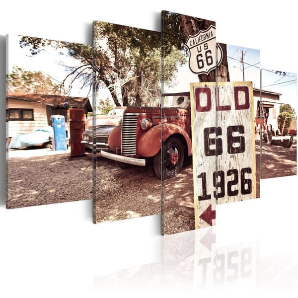 Canvas Tavla - California - vintage style