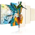 Miniatyrbild 1 av 4: Canvas Tavla - Bird's music (5 delar)