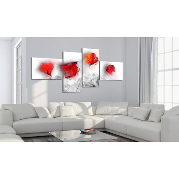 Canvas Tavla - Sentimental poppies