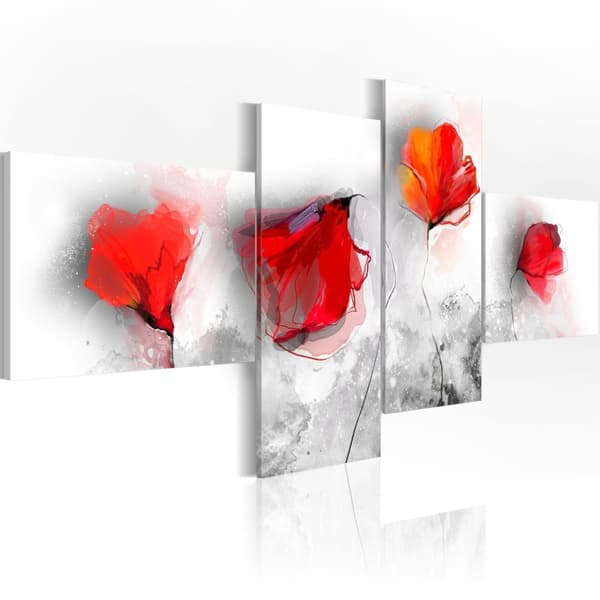 Canvas Tavla - Sentimental poppies