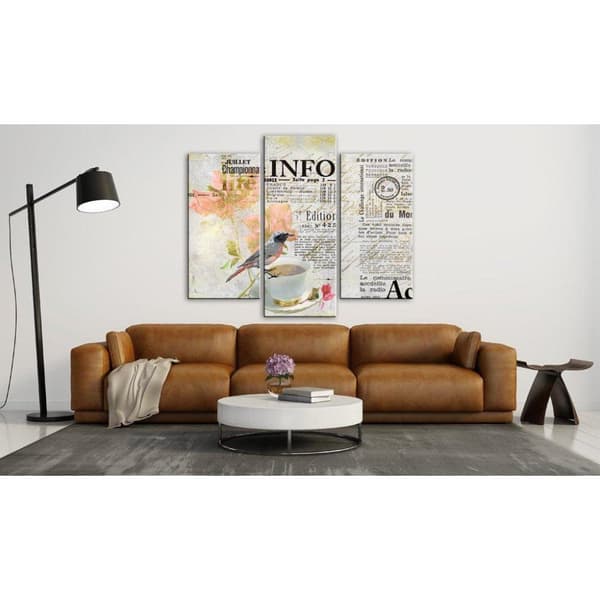 Canvas Tavla - Morning newspaper