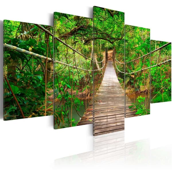 Canvas Tavla - Walk among the trees 100x50