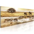 Miniatyrbild 1 av 4: Canvas Tavla - Africa: at the waterhole