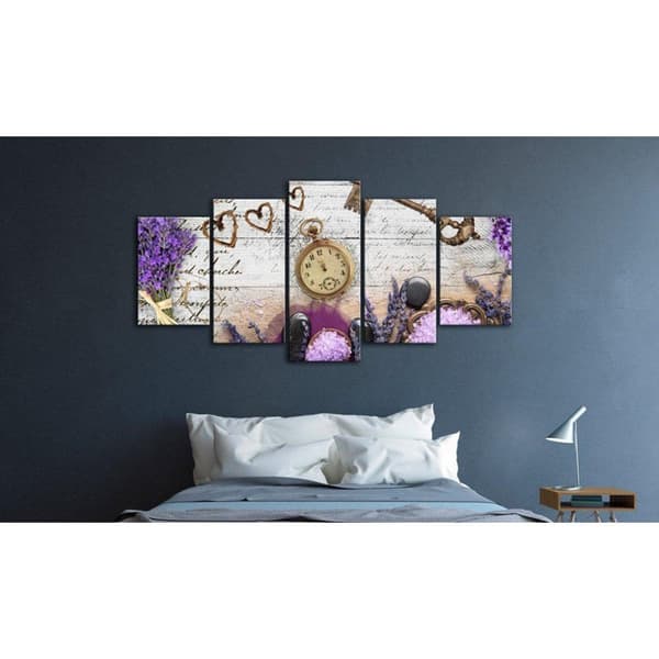 Canvas Tavla - Heather composition