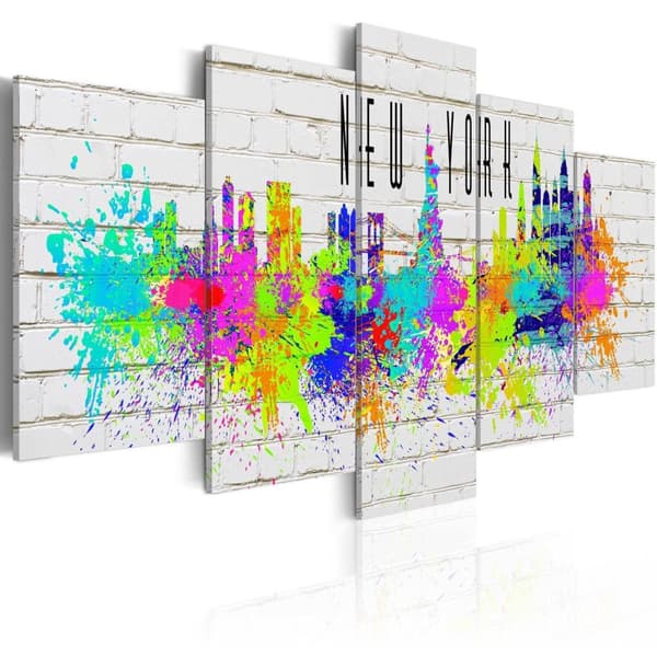 Canvas Tavla - Colorful New York