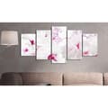 Miniatyrbild 2 av 4: Canvas Tavla - Pink gossamer