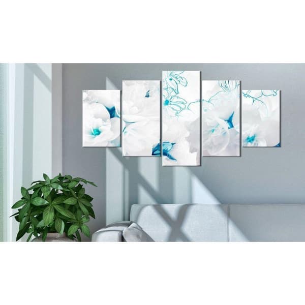 Canvas Tavla - Turquoise threads
