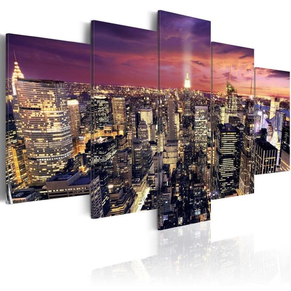 Canvas Tavla - Night light