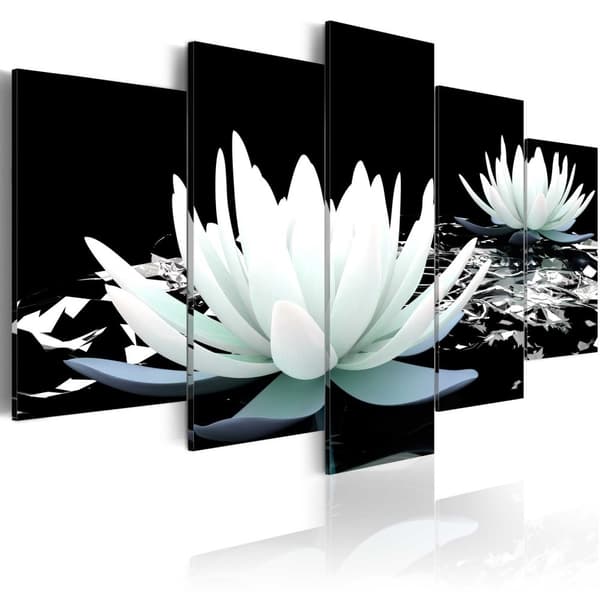 Canvas Tavla - Alabaster reflection 100x50