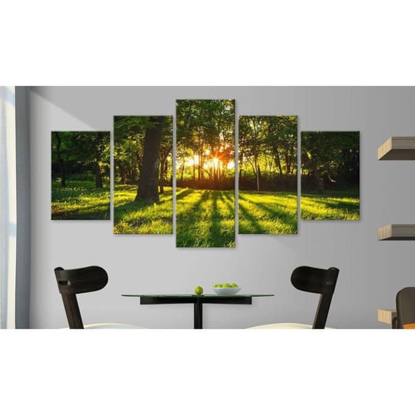 Canvas Tavla - The forest reflection