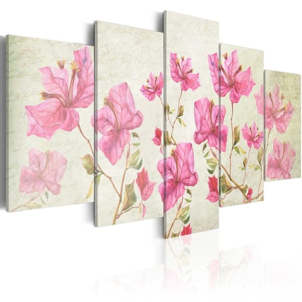 Canvas Tavla - Picture with Flower