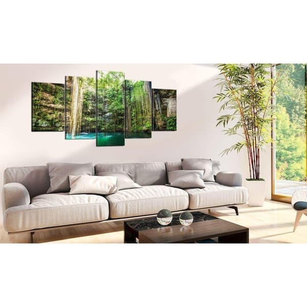 Canvas Tavla - Waterfall of Trees