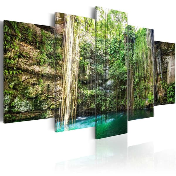 Canvas Tavla - Waterfall of Trees